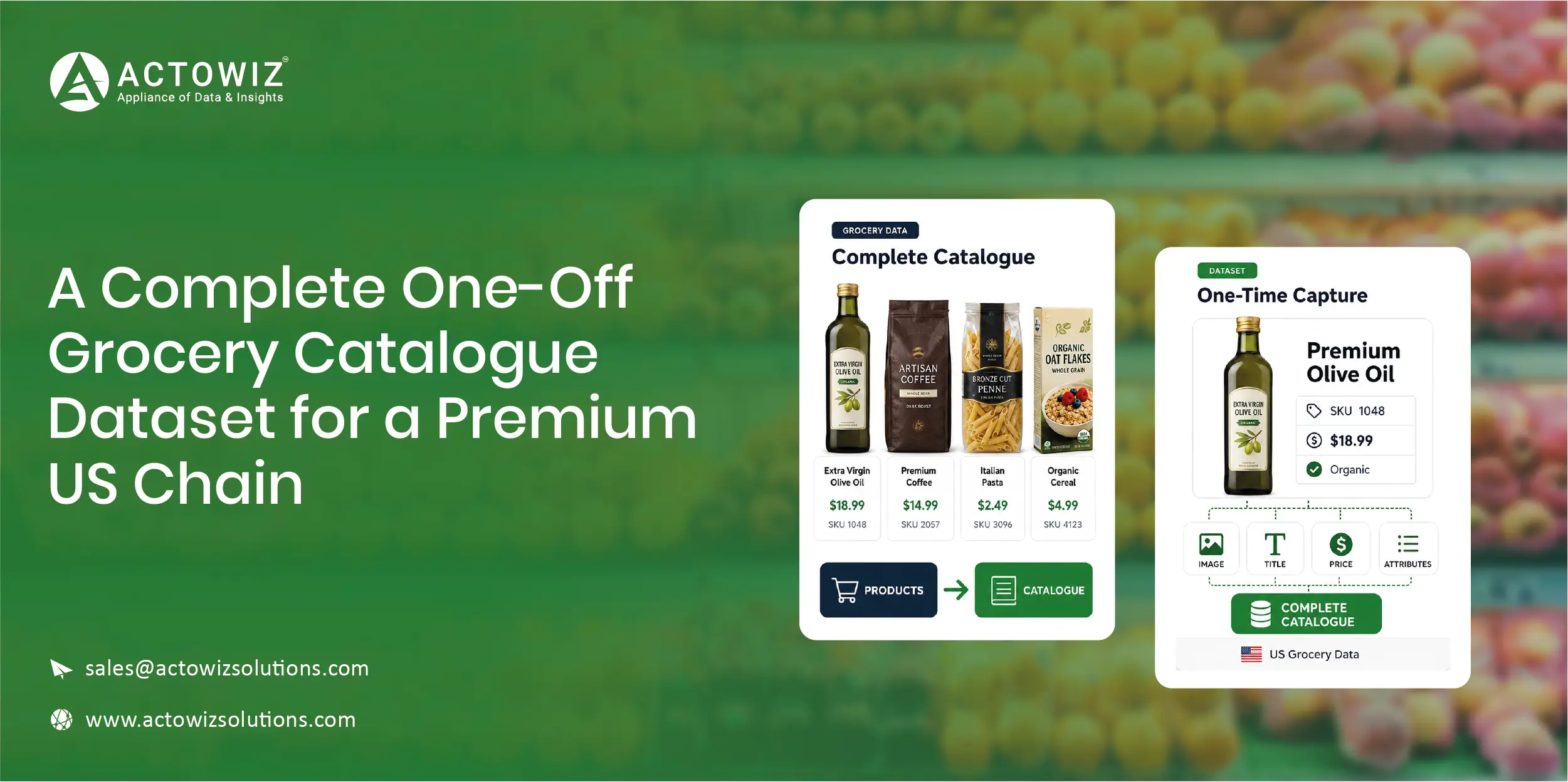 Premium US Grocery Catalogue Dataset